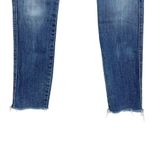 Mother High Waist Double Looker Ankle Fray Fruit Carts Evil Eye Size 25 Blue Photo 5