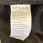 Spanx  Black Faux Leather Moto Leggings Size Large Biker Photo 7