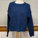American Eagle  Outfitters NWT Vintage Green Label Blue Cropped Sweater Size XS Photo 0