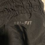Nike  womens dri fit black and white running shorts size S Photo 6