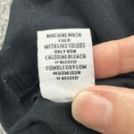 Habitat  Clothes To Live In Pull On Wide Leg Pants Black Linen Lagenlook W Medium Photo 4