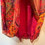 Free People Strawberry Print Sleeveless Top Paisley size Medium Photo 6