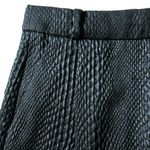 J Brand NWT Asawa in Black Textured Snakeskin Brocade Crop Trouser Pants 2 $550 Photo 4