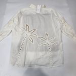 Hemant and Nandita  Lani Palm Mini Dress in White Photo 12