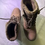 Cliffs by WHITE MOUNTAIN Tan Moto Boots with Cream Cuff Size 6.5 Photo 1