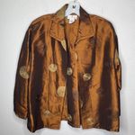 Vintage I.C. Collection Dress‎ Jacket Brown Size M Photo 3