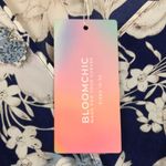 Bloomchic NWT  Women’s Floral Print Faux Wrap Flutter Sleeve Leg Slit Maxi Dress Photo 9