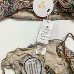 PilyQ New. PQ shimmer paisley bikini. D-cup/L-bottom. Retails $152 Photo 11