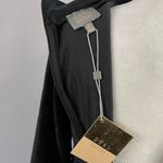 Dual Nature New  Keyhole Rib Velour Dress Mock Neck Long Sleeve Mini Black Photo 12