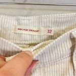 Levi's Levi’s Cream Corduroy Ribcage Straight Ankle Pants Size 32 Photo 3
