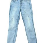 J. Crew Size 23 Jeans Vintage Straight Eco in Light Destroyed Vintage Wash Blue Photo 1