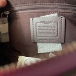 Coach NWT CL407 Charlotte Shoulder Bag Pebble Leather Silver/Iris Color $378 Photo 8