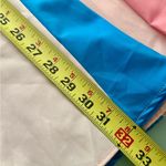 Sugarfox Colorblock Skater Style Dress Twirl Skirt Long Sleeve Size S Orange Photo 11