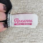 Roxanne One Piece Swimsuit Womens 38DD Black V Neck Gold Animal Print Trim NEW Size L Photo 5