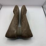 Vionic  Posey Womens Sz 5 Shoes Taupe Suede Leather Laser Ballet Flats pointy toe Photo 4