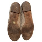 Burberry Ballet Women's Flats Checkered Pattern Pink patent leather Size 37.5 Photo 3