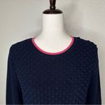 Talbots 100% Cotton Textured Crewneck Long Sleeves Sweater Photo 2
