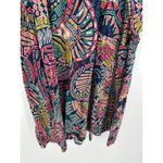 Flying Tomato Dress Women MEDIUM Multi-Color Printed Short Sleeve Tunic Mini Photo 4