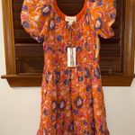 Cleobella NWT $218 Tropique Kalena Mini Scoop Neck Floral Dress w/ Pockets S Photo 6