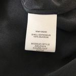 Joie  Striped Silk Racerback Tank‎ Top Scoop Neck Sleeveless Black Silver Medium Photo 10