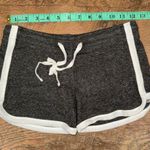 Aeropostale  Super Soft Drawstring Waist Women's Dark Gray and White Shorts Photo 7
