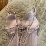 Rachel Roy Lace High Cut‎ Teddy Bodysuit With Padded Cups Womens Medium Pink Photo 4
