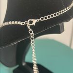 Stunning Prom Bridal Formal Wear Silver and Rhinestone Statement Bib Necklace Photo 3