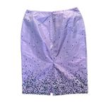 Ann Taylor Y2K DEADSTOCK ANN TAYLORY 100% SILK LILAC PURPLE SEQUIN SKIRT SIZE 2 PETITE NWT Photo 5