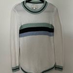 Sail To Sable STS  Sweater Small Cotton Beachy Nautical Sailor Coastal Photo 0