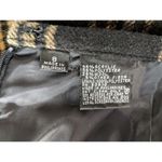 Kasper Plaid Skirt Black Gold Fringe - Size 8 - GUC Photo 5