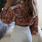 Free People Floral Wrap Top Photo 2