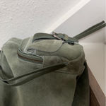 Free People NWT w/ Flaw Palermo Suede Shoulder Bag in French Green Photo 5