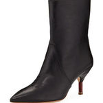 GABRIELA HEARST Black Mariana Ankle Leather Boots size 36 Photo 0