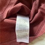 Madewell NWT:  maroon mock neck long sleeve shirt Photo 4
