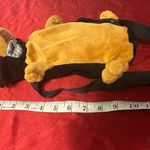 Shoulder Bag Water bottle Black and Tan Dog Plush excellent shape! Great Piece! Photo 3