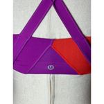 Lululemon  Purple And Red Criss Cross Back‎ Kanto Catch Me Sports Bra Size 4 Photo 7