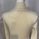 Ambiance Ivory Draped Cardigan Photo 7