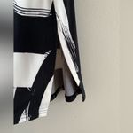 Sympli Black & White Abstract Print Jersey Tank Top Size 10 Photo 4