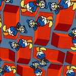 LuLaRoe Donald Duck Blue and Red Graphic Tee Short Sleeve XL geometric vacation Photo 6
