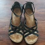 UGG  Lalima Black Chic Feminine Leather Summer Strappy Platform Sandals Size 8 Photo 1