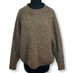 Free People Wool Blend Oversized Pullover Sweater Mock Neck Long Sleeve Womens S Photo 0