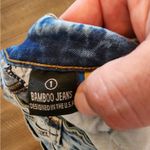Bamboo  Skinny Jeans Distressed Ripped Womens Size 1 Juniors Stretch acid wash Photo 3