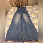 VICI Blue Denim Jumpsuit With Flared Legs Photo 1
