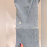 Lululemon Wunder Under Crop 23" *Ribbed
Washed Moon Blue LW6ASXS Size 6 Photo 6