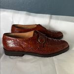 Nordstrom  Brown Crocodile Loafers Photo 2