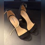 Merona Lulu Black Block Heel Ankle Strap Sandal Pumps Women’s Size 7 Photo 3