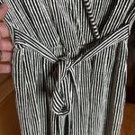 Caution to the Wind  Black Gray Stripe Jumpsuit Size Small Photo 3
