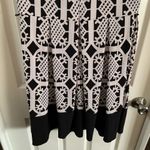 Tiana B Black/White Scoop Neck Cap Sleeve Dress size 8 Photo 10