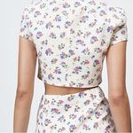 ZARA  button square neck crop top. NEW Photo 1