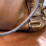 Michael Kors HANDBAG SATCHEL BROWN ZIPPER CLOSURE (FLAWED ON HANDLES) MK Purse Photo 6